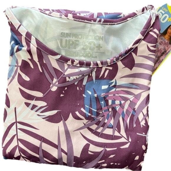 32 Degree's Women's Sun Tee Long Sleeve Purple Size XL NWT - Picture 4 of 8